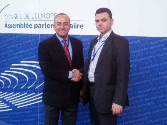 Član Delegacije Parlamentarne skupštine BiH u PS Vijeća Evrope Saša Magazinović razgovarao sa Mevlutom Cavusogluom